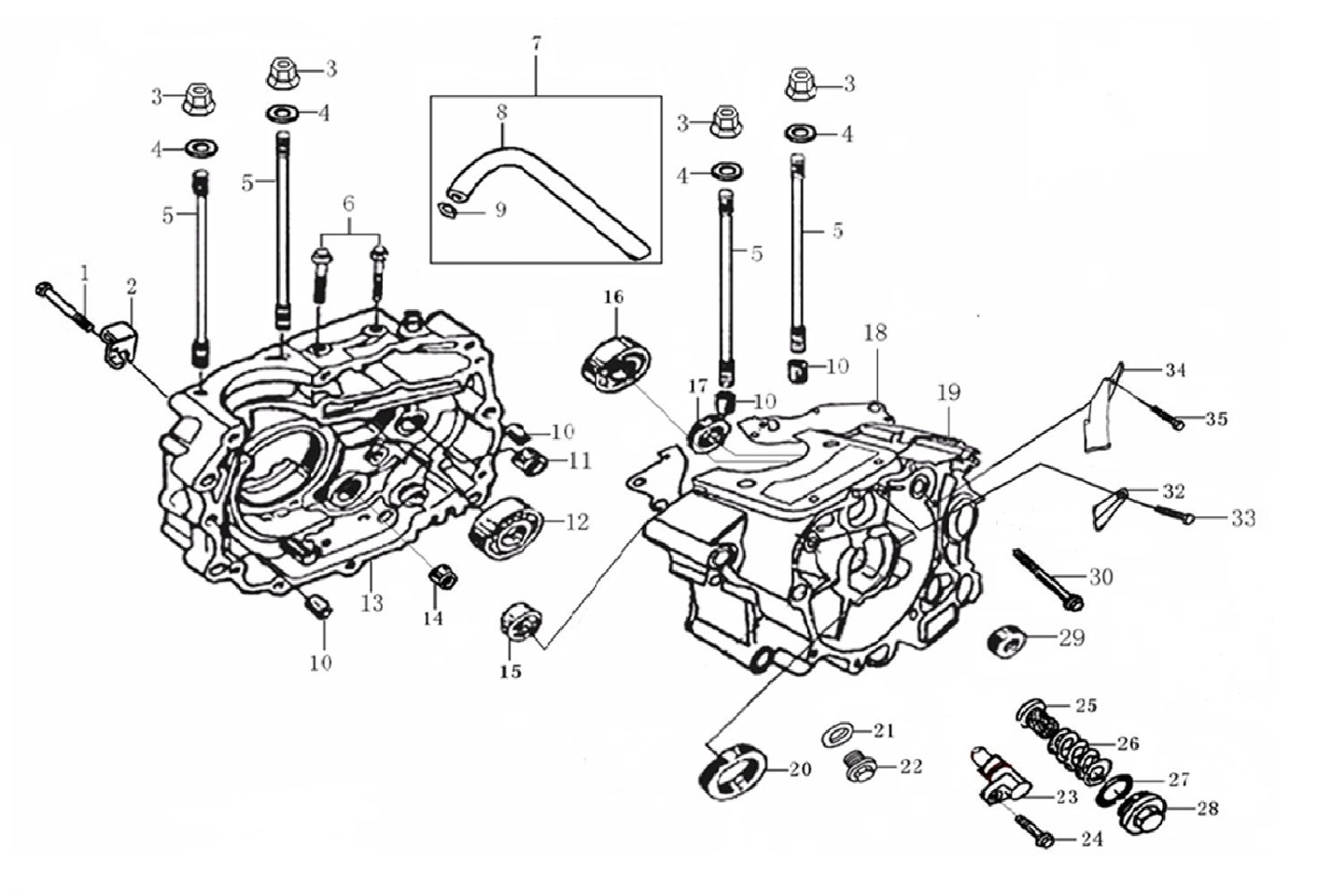 6 - Carters moteur                                                                                                              