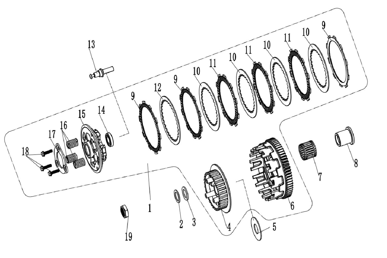 11 - Vue Embrayage                                                                                                              